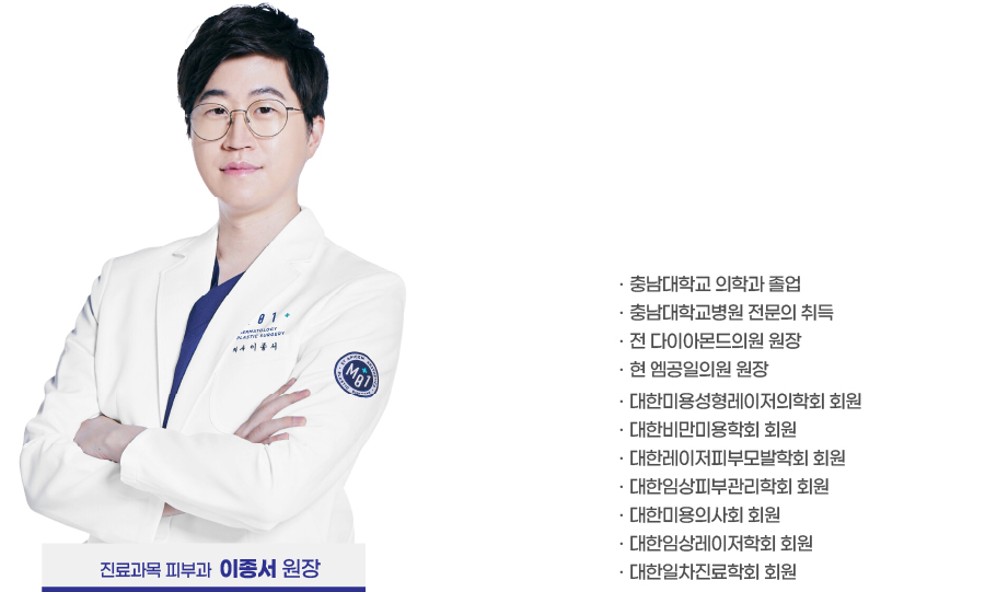 진료과목 피부과 이종서 원장