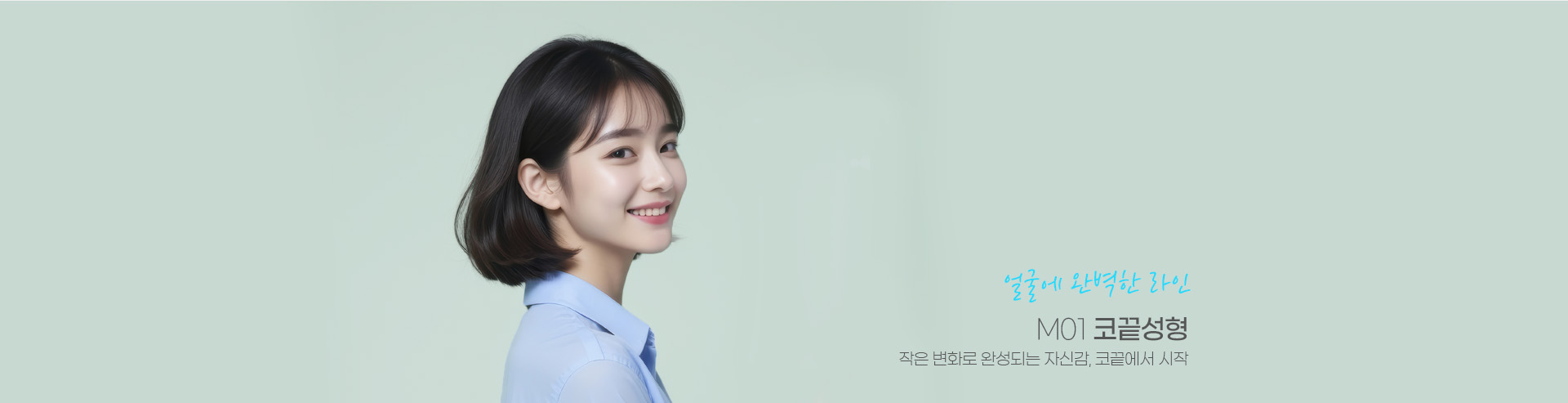 얼굴에 완벽한 라인 M01 코끝성형