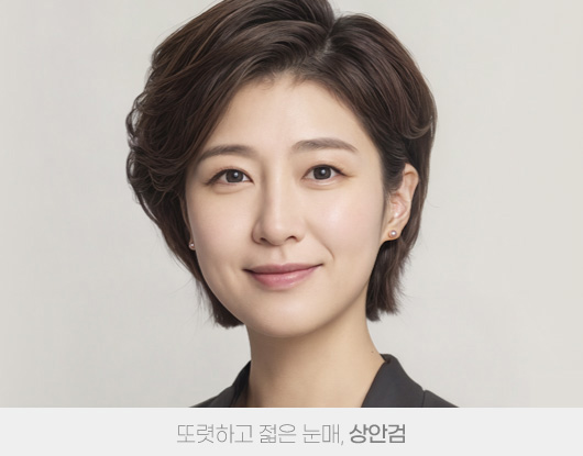 또렷하고 젊은 눈매, 상안검